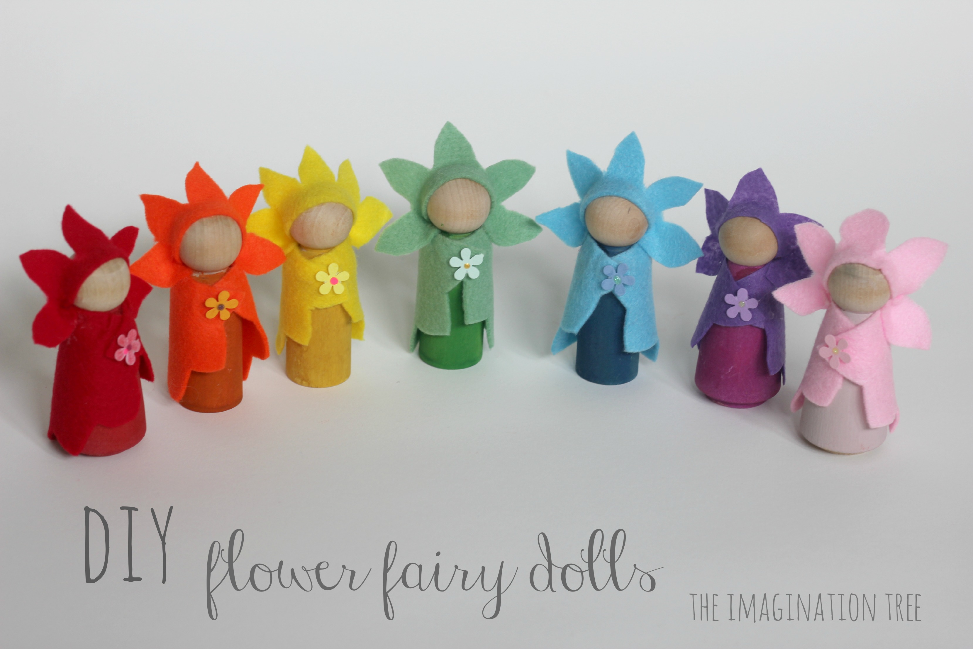 DIY Flower Fairy Dolls