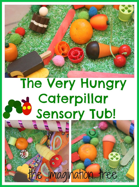 The Very Hungry Caterpillar Sensory Storytelling Tub - The Imagination Tree