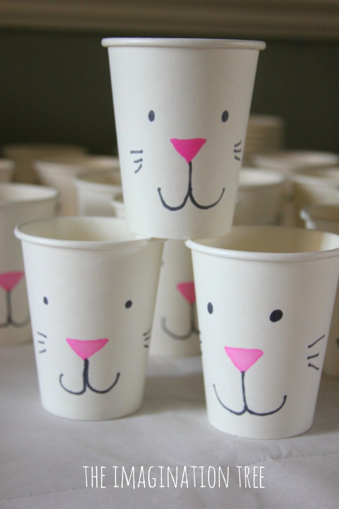 Bunny treat cups for Easter!
