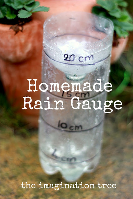 Homemade Rain Gauge The Imagination Tree - Diy Rain Gauge Tutorials