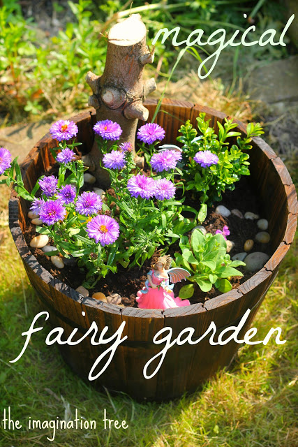 make a fairy garden with kids