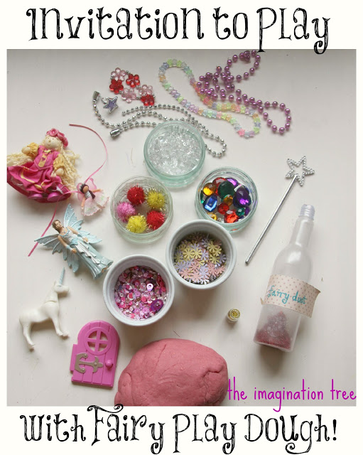 fairy princess pink sparkle play dough play