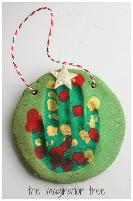 The Best of 2021: 20 Fun & Easy Christmas Handprint Art Kid's Projects Reindeer Handprint Ornament