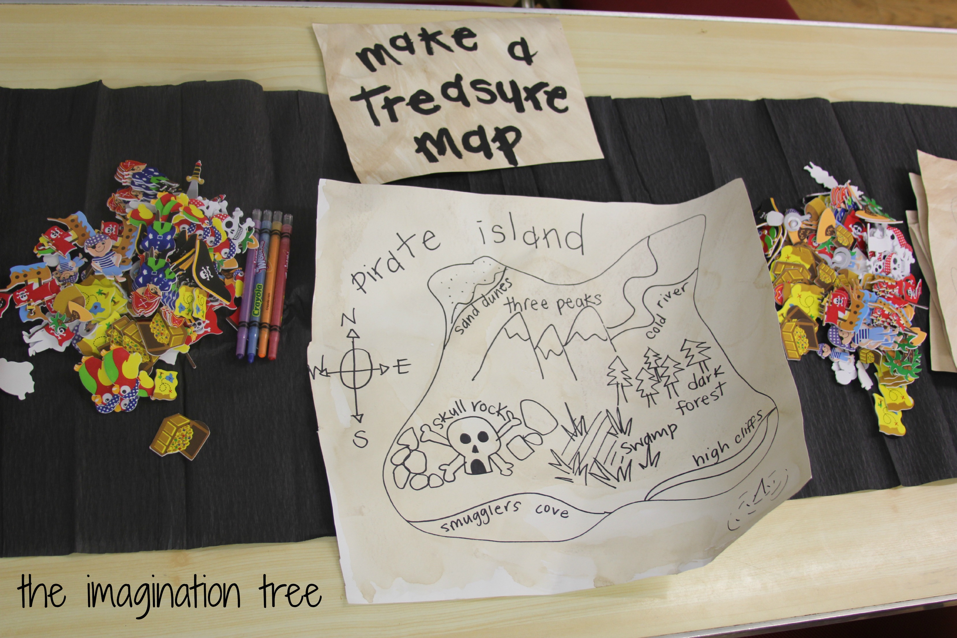 Treasure Map Drawing Ideas