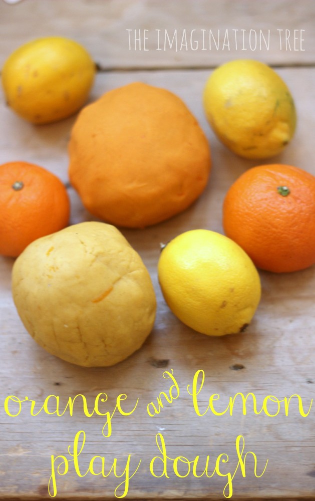 orange and lemon play dough recipe