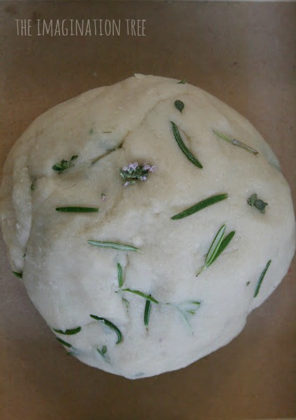 Rosemary play dough