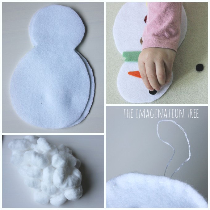 Stuffed Snowman Sewing Craft details