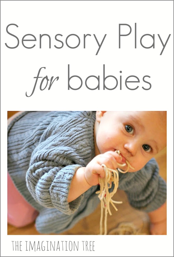 A great collection of sensory play activities for babies and toddlers!