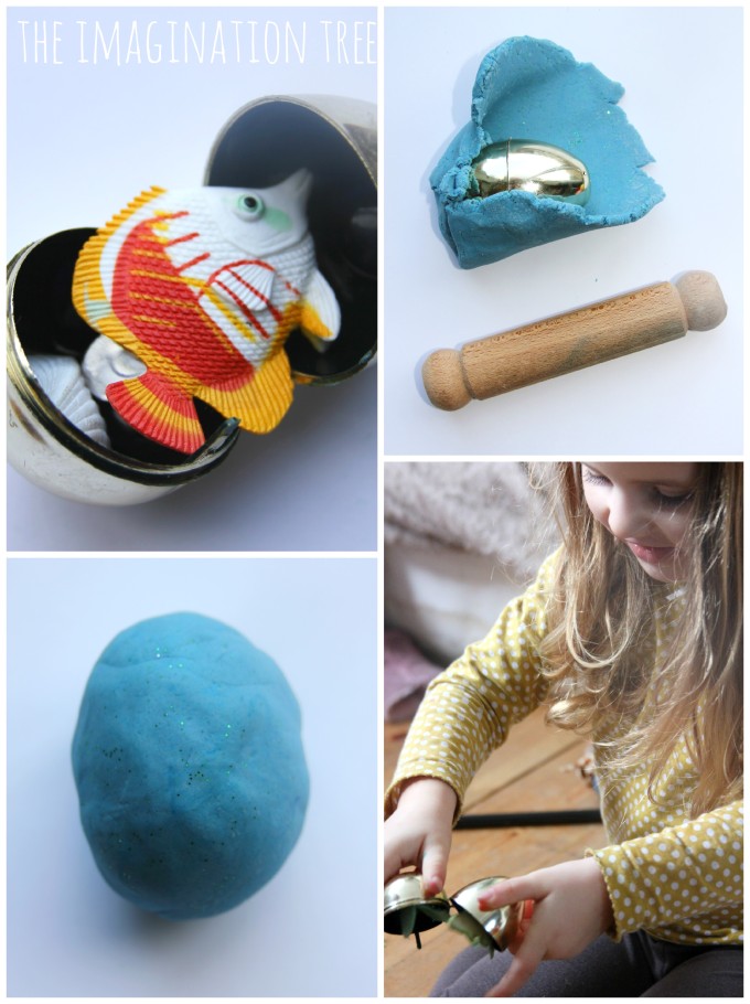How to make play dough surprise eggs