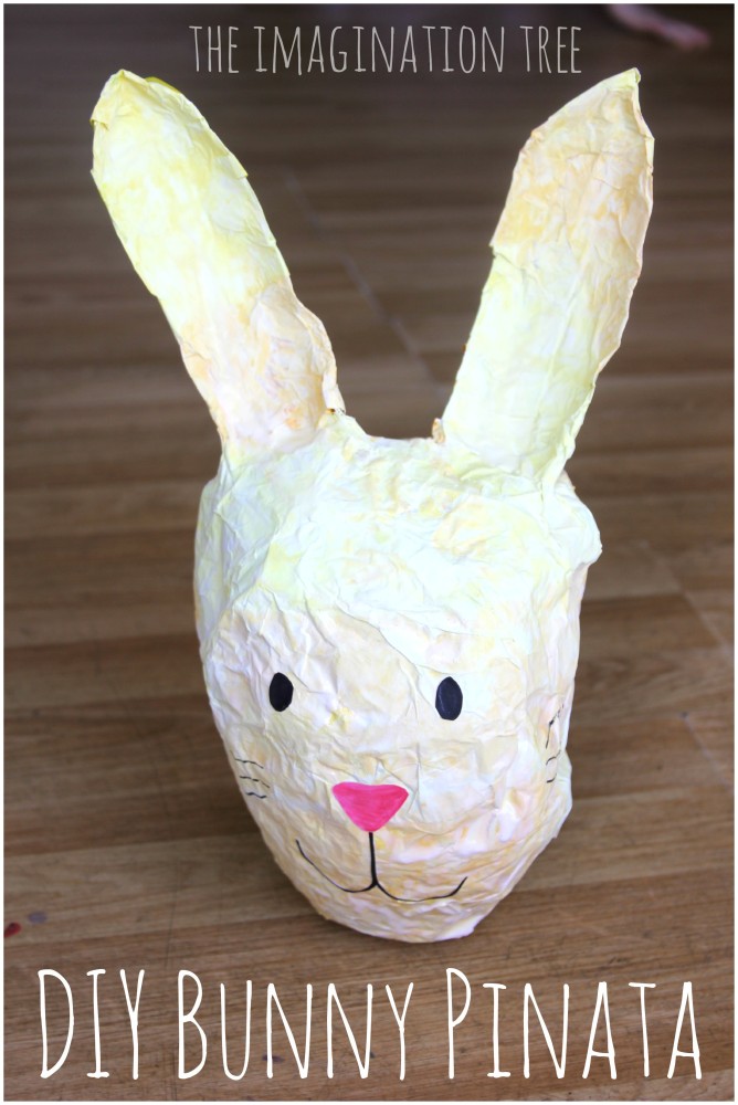 How to make a bunny piñata