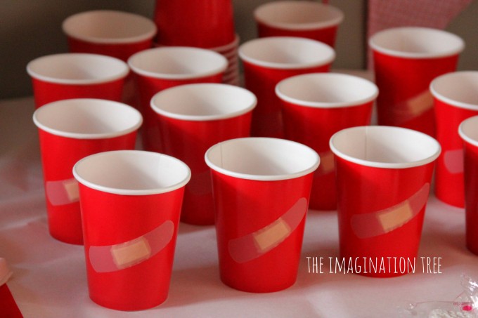 Doctor themed party cups