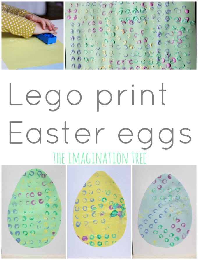 Print Easter eggs with Lego Duplo