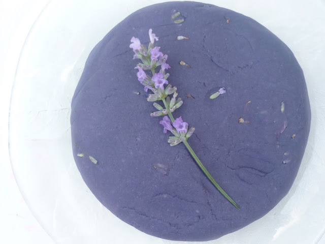 Lavender play dough recipe