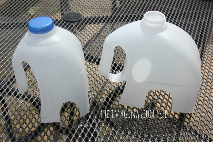 Milk jug elephants