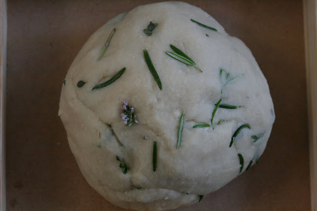 Natural herbal play dough