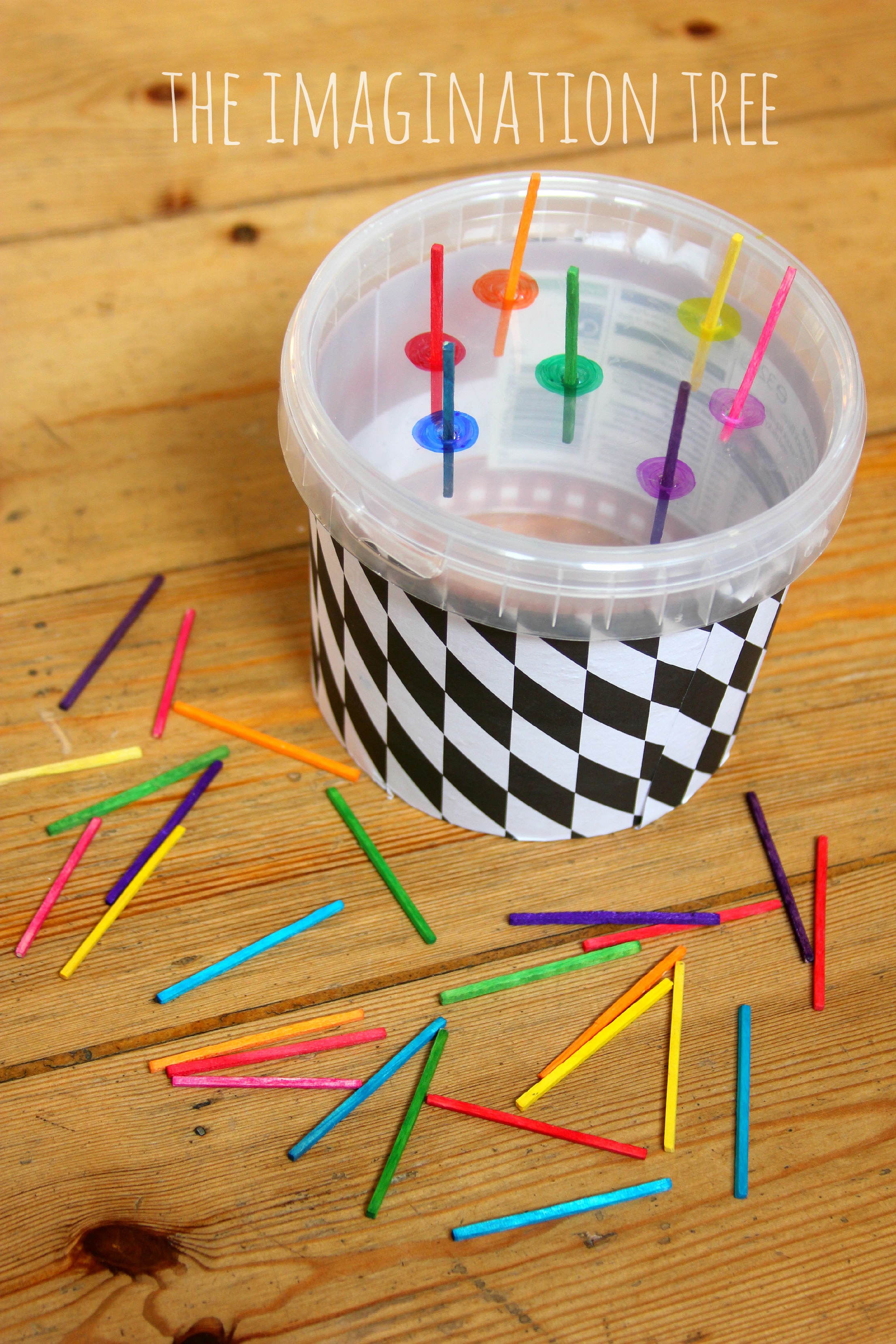 Montessori Fine Motor Activity Additional Sticks Matchstick Color Drop Toddler Montessori Activity