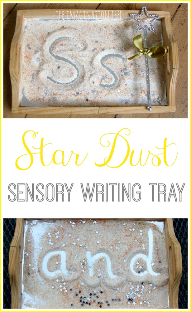 Sensory writing in magical star dust!