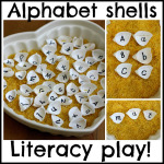 Alphabet Shells Playful Literacy Games