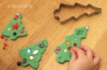 Invitation to Decorate Play Dough Christmas Trees