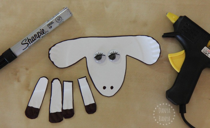 How to make a wooly paper plate sheep