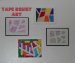 Tape Resist Art
