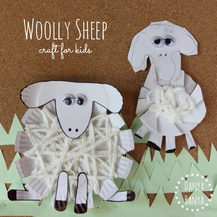 Woolly Sheep craft for kids