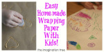 Easy Homemade Wrapping Paper with Kids