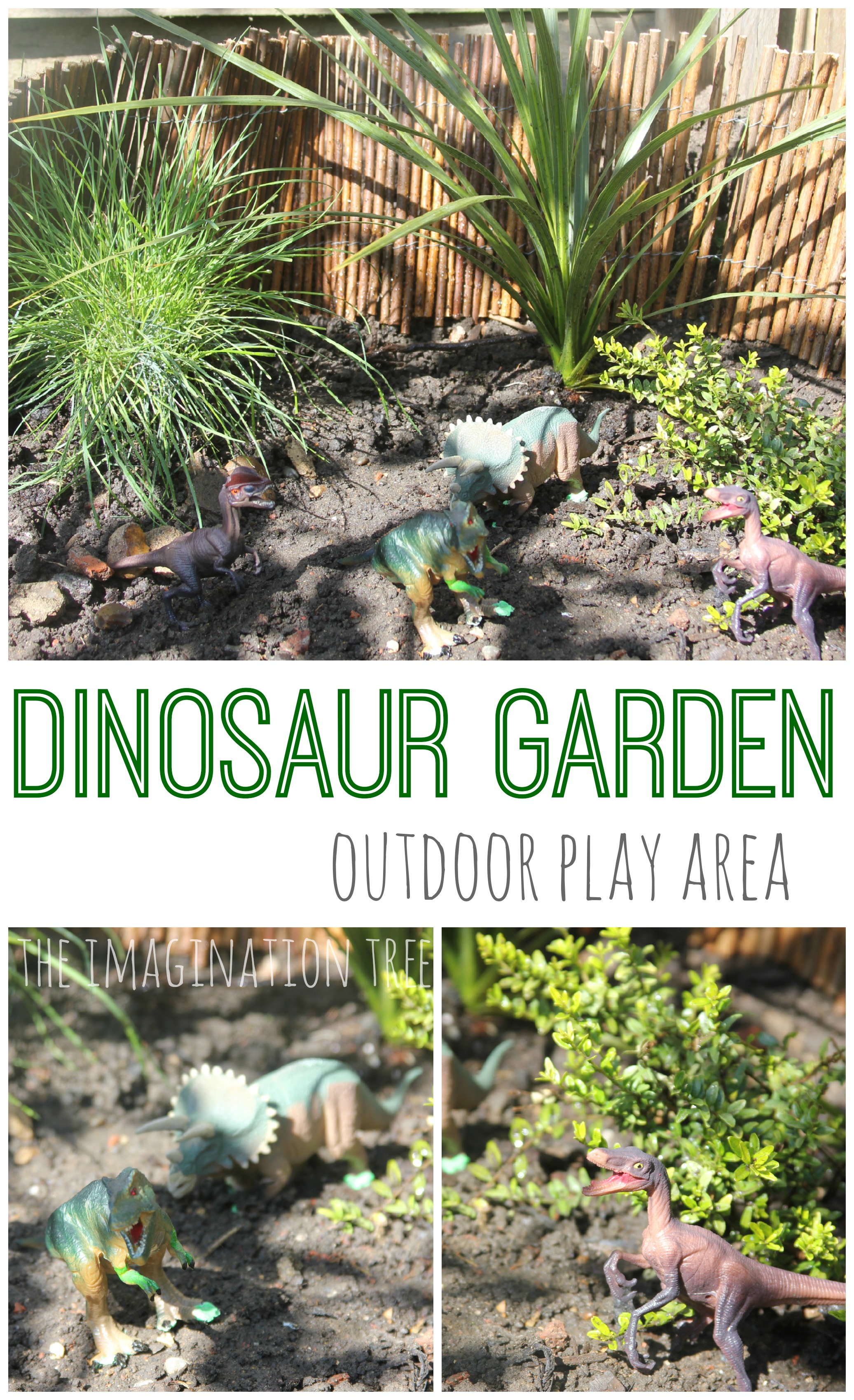 Children's Outdoor Dinosaur Chalkboard Garden Handmade  School Nursery 