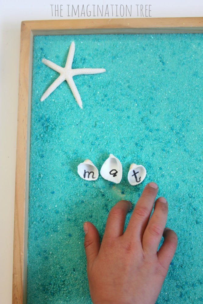 Making words with shells