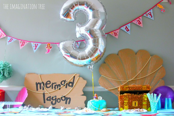 Mermaid birthday party decorations