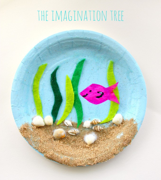 Under the sea paper plate craft