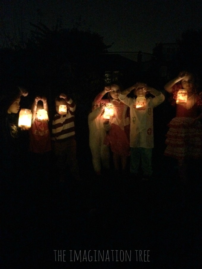 Light party lantern parade