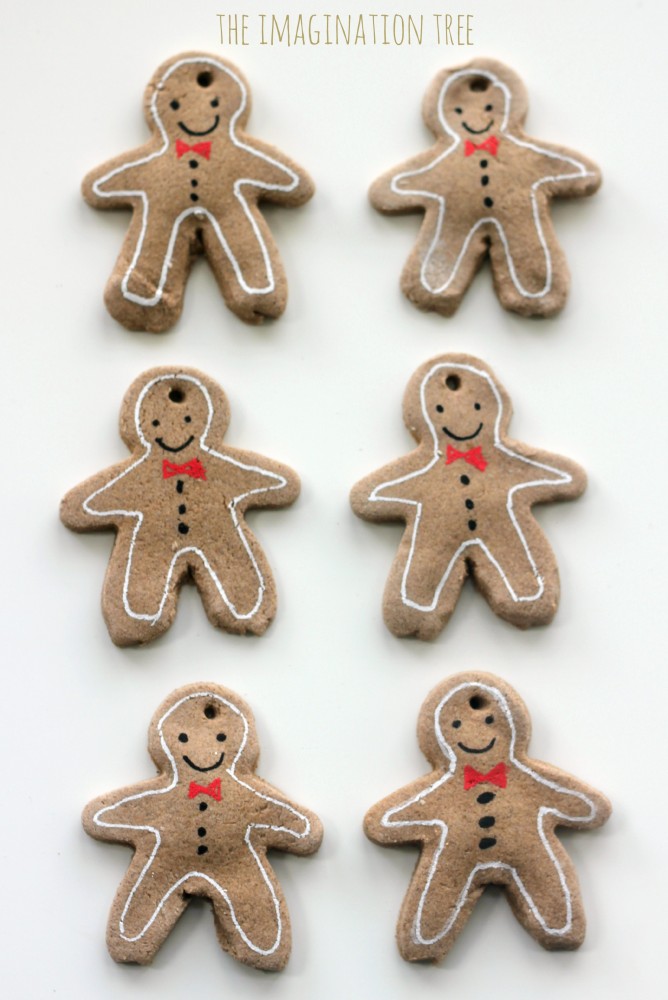 Gingerbread clay recipe for ornaments