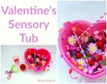 Valentine’s Sensory Tub for Toddlers