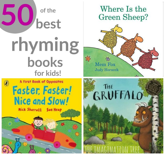 50 of the best rhyming books for kids!
