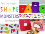 Feed the Hungry Shape Monsters Sorting Game