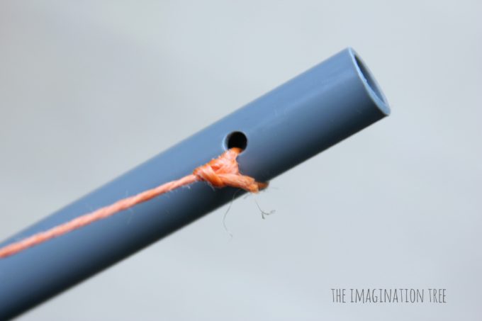 PVC pipe bow and arrow DIY