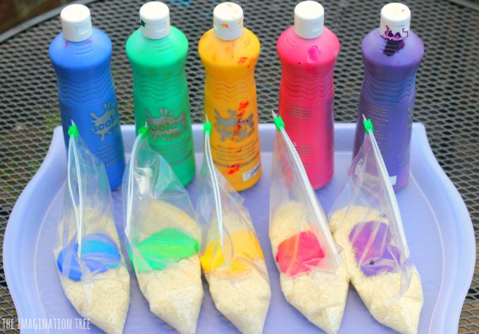 how-to-dye-rice-with-paint