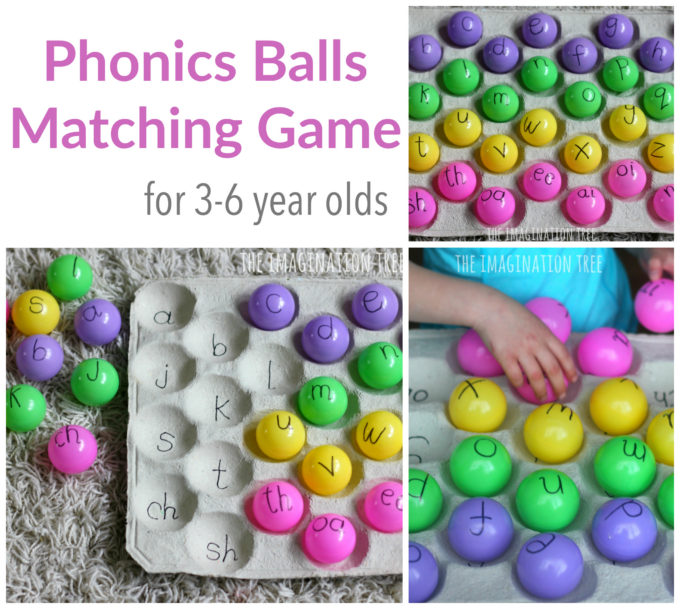 Phonic Balls Matching Game