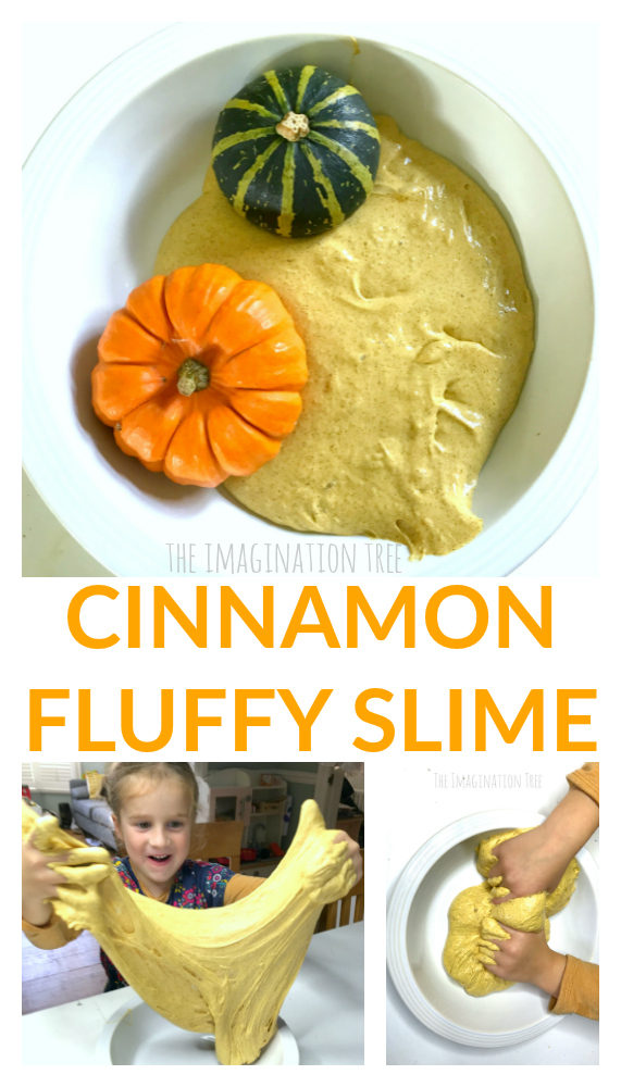 Easy Cinnamon Fluffy Slime Recipe!