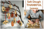 DIY Salt Dough Thankful Leaves