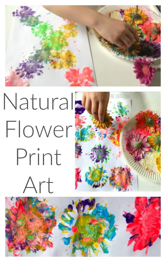 Let's Make Flower Print Art!