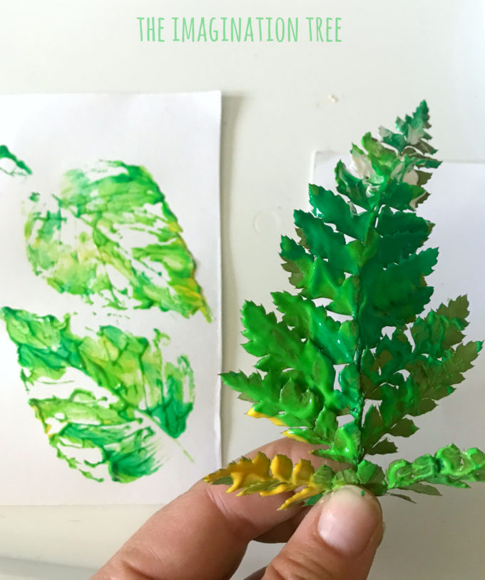 Leaf Printing Art