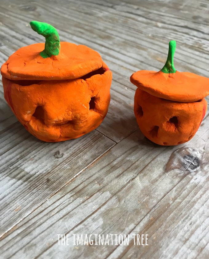 Pumpkin Pinch Pots