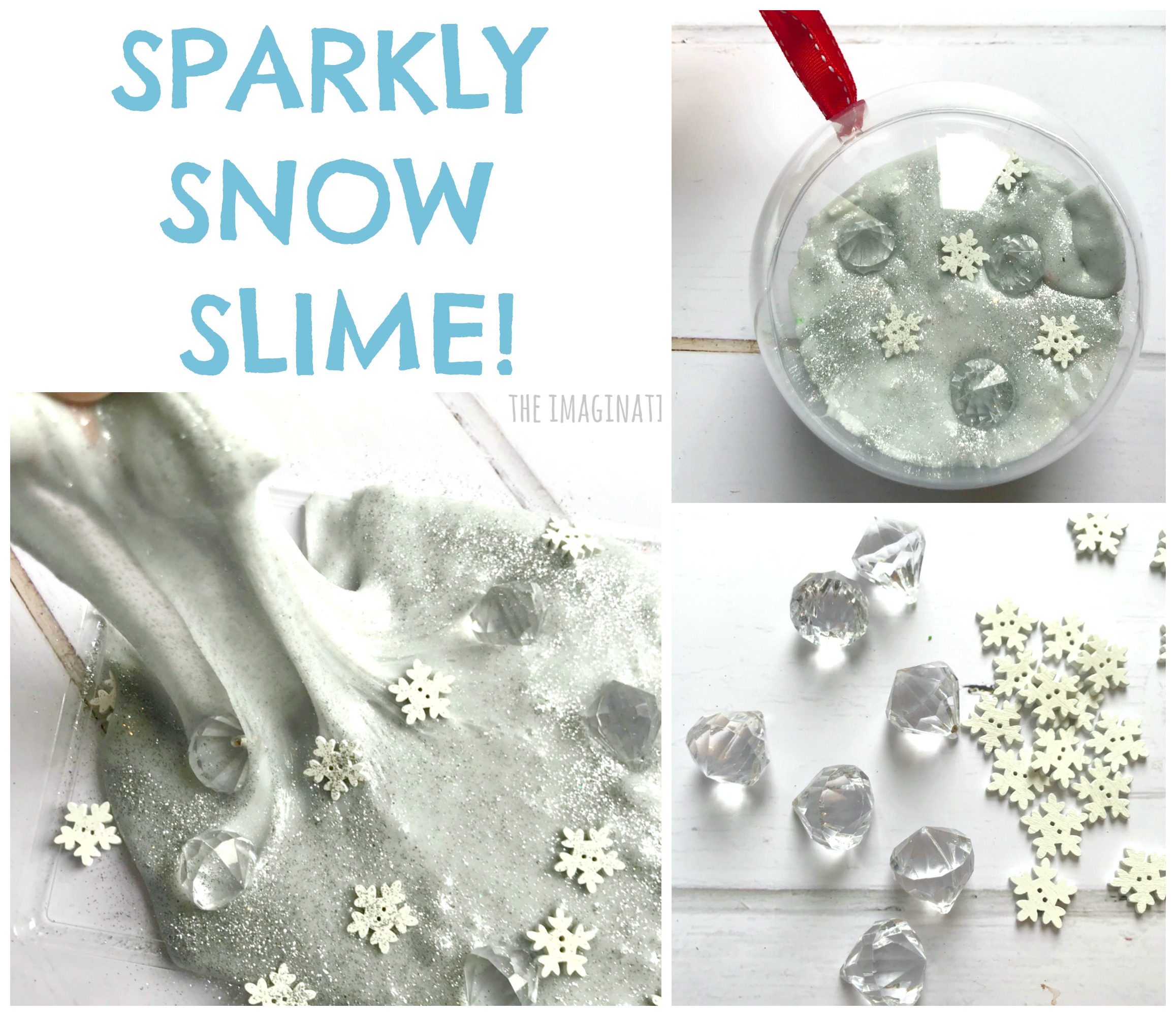 Sparkly Snow Slime Bauble Gift!