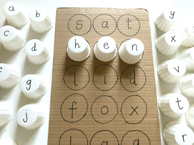 phonics cups learning game